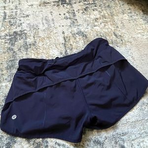 Blue lulu lemon shorts